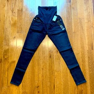Luxe essential denim maternity pants
